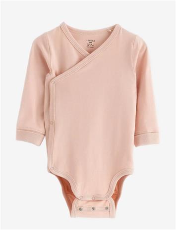 LINDEX Wrap Bodysuit - LIGHT DUSTY PINK - 56