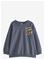 LINDEX Sweatshirt With Brushed Inside - DARK GREY - 128 – kuva 2