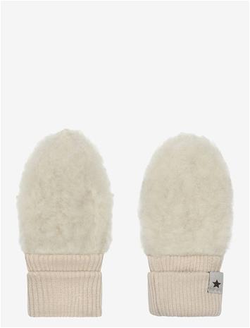 HUTTELIHUT Mittens Wool Teddy - CEMENT - 86\92
