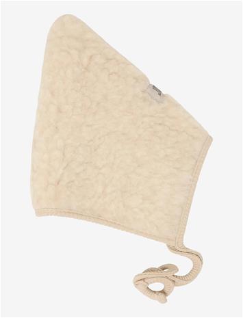 HUTTELIHUT Bonnet Wool Teddy - CEMENT - 40\0-3M