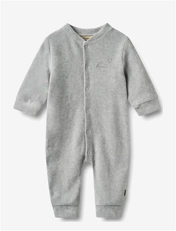 WHEAT Jumpsuit L/S Avery Sky - MELANGE GREY - 80
