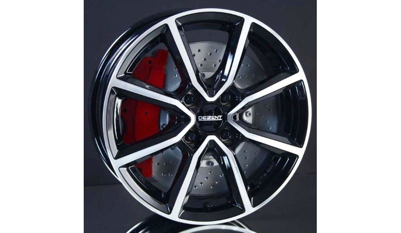 DEZENT TN DARK BLACK/POLISHED 6X16 – kuva 1/2