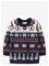NAME IT Nmnrismas Ls Knit Cot - NAVY BLAZER - 92 – kuva 2
