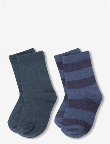 MANGO 2 Pack Ribbed Socks - TURQUOISE - AQUA - 35-38