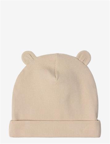 LINDEX Ribbed Hat - BEIGE - 48-50