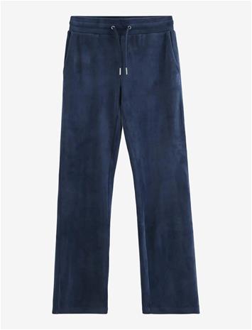 LINDEX Velour Trousers - NAVY - 128