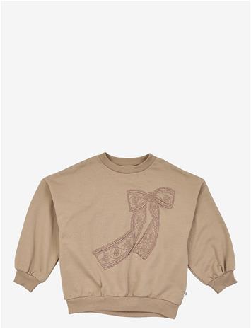 MÜSLI Cozy Me Bow Sweatshirt - WALNUT - 98