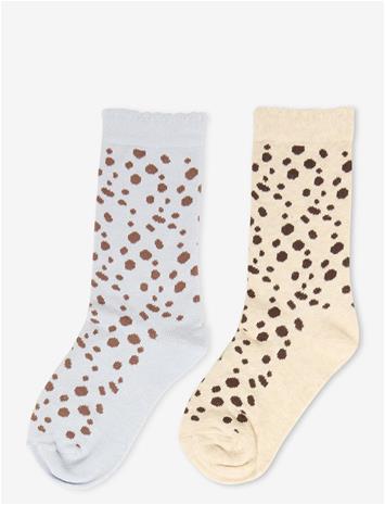 MANGO 2 Pack Printed Socks - LT-PASTEL BLUE - 28-30