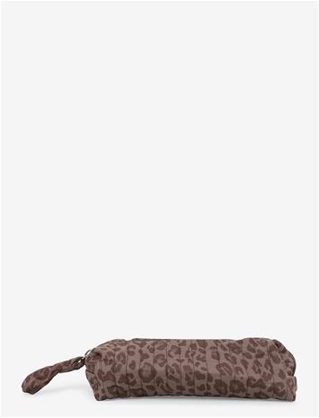 MANGO TEEN Leopard Printed Pencil Case - BROWN - One Size