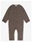 MANGO Single-Knit Button-Up Jumpsuit - DARK BROWN - 74 – kuva 2