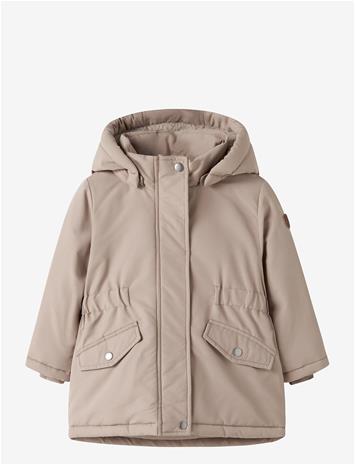 NAME IT Nmfmarlow Parka Jacket Tb - SILVER MINK - 98