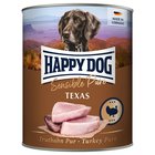 6 x 800g Sweden riista Happy Dog Sensible Pure koiranruoka