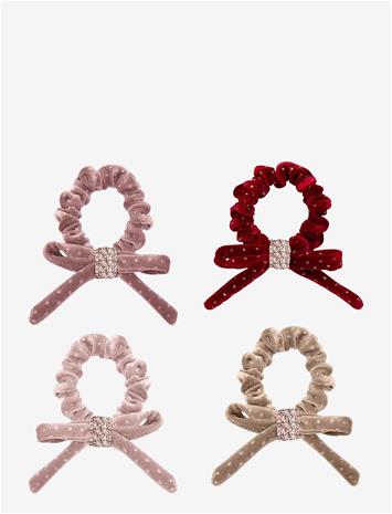 MIMI & LULA 4 Scrunchies - Velvet Bow - MULTI - One Size – kuva 2/2