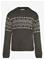 MANGO Jacquard Knitted Sweater - DARK GREEN - 9-10 – kuva 2