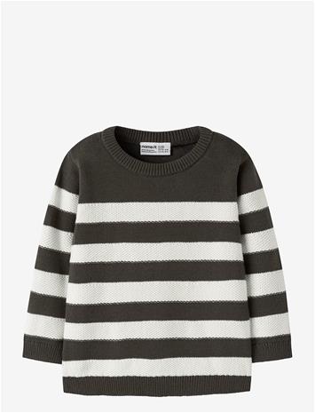 NAME IT Nmmlogan Ls Loose Knit - PEAT - 110