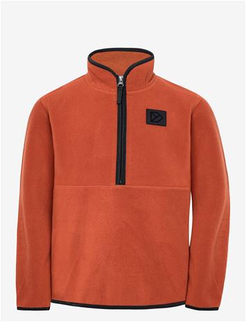 DIDRIKSONS Rubi Kids' Half-Zip - RUST - 160
