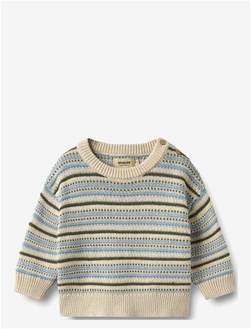WHEAT Jacquard Pullover Harlow - OFFWHITE - 86