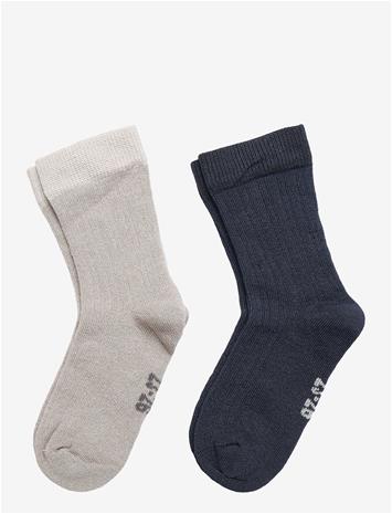 MINYMO Thin Viscose Sock (2-Pack) - NIGHT GRAY - 23\26 – kuva 2/2