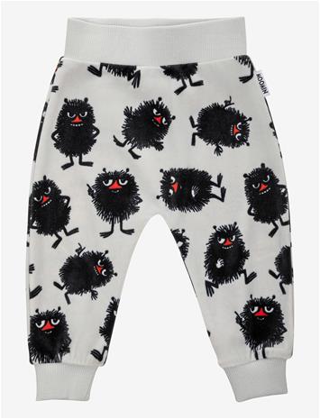 MOOMIN Pigg Velour Byxa - LIGHT GREY - 74
