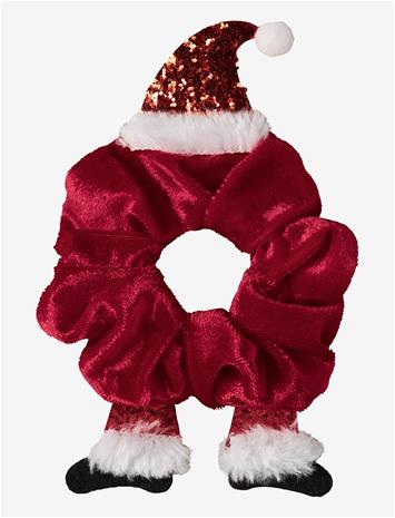 NAME IT Nmfrisanta Scrunchie - RED DAHLIA - One Size