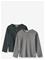WHEAT T-Shirt L/S Morris - FLINT - 92 – kuva 2