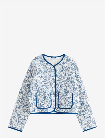 LINDEX Quilted Jacket - OFF WHITE - 128