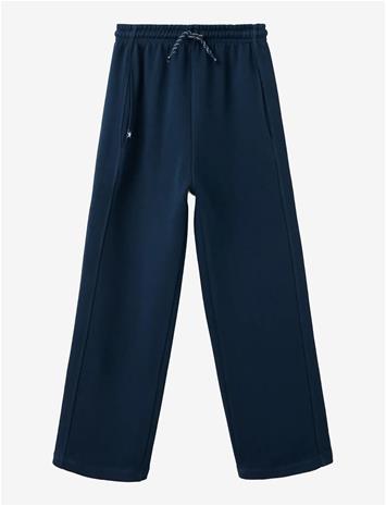 MANGO Cotton Jogger-Style Trousers - NAVY - 116