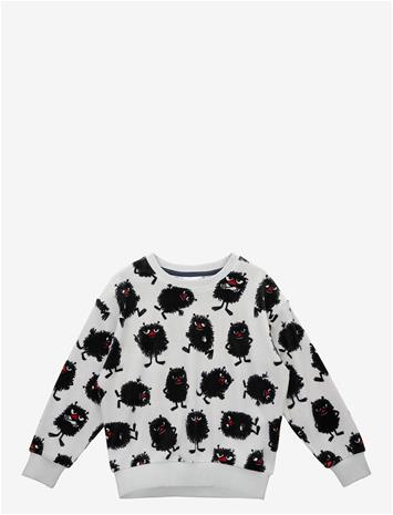 MOOMIN Pigg Velourtröja - GREY - 116