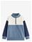 LINDEX Sweatshirt With Half-Zip - DARK DUSTY BLUE - 98 – kuva 2