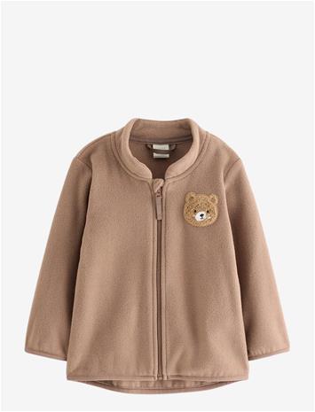 LINDEX Jacket In Microfleece - LIGHT DUSTY BROWN - 92 – kuva 2/2