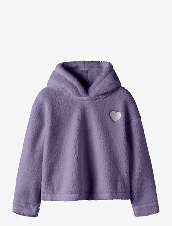 NAME IT Nkfonea Ls Teddy Pullover Wh Pb - LAVENDER ICING - 134-140