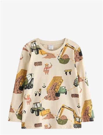 LINDEX Long-Sleeved Top - LIGHT BEIGE - 122