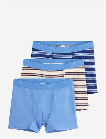 LINDEX 3-Pack Boxer Shorts - BLUE - 86/92