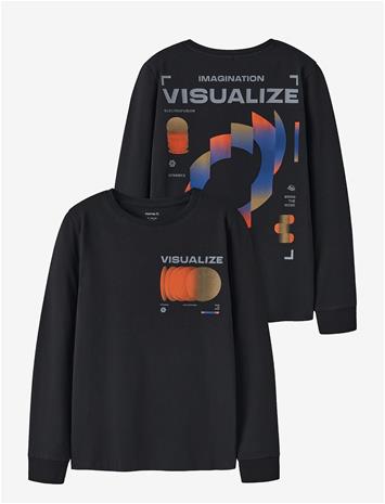 NAME IT Nkmnigo Ls Top - BLACK - 116