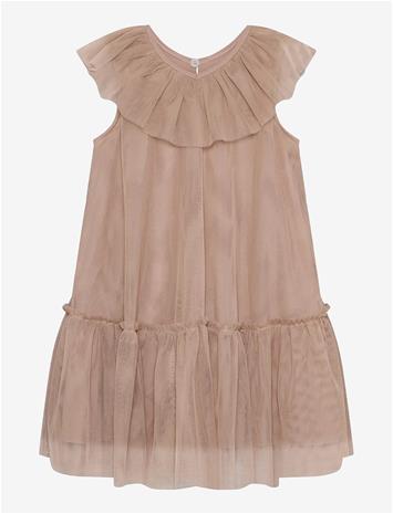EN FANT Dress Solid Tulle - ADOBE ROSE - 110
