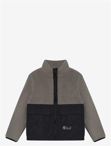 COLOR KIDS Teddy Jacket - PHANTOM - 140
