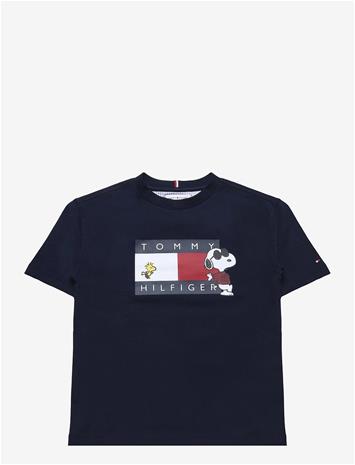 TOMMY HILFIGER Peanuts Graphic Tee Ss - DARK BLUE - 116