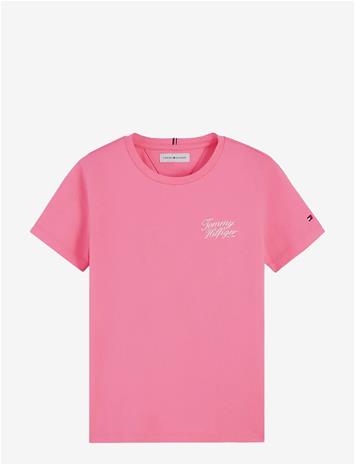 TOMMY HILFIGER Tommy Hilfiger Script Tee Ss - EXOTIC PINK - 152