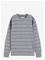 TOMMY HILFIGER Stripe Tee Ls - MEDIUM GREY HEATHER - 140 – kuva 2