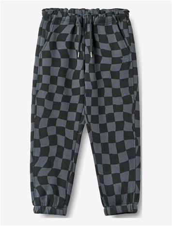WHEAT Sweatpants Cosmo - NAVY BLUE CHECK - 140