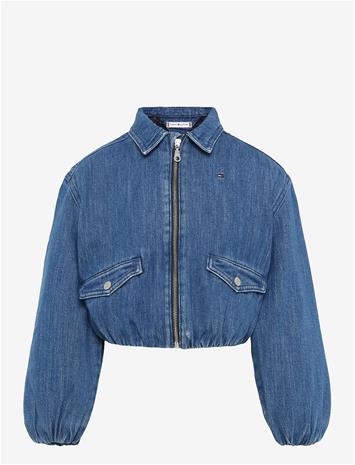 TOMMY HILFIGER Denim Bomber - DENIM MEDIUM SOFT - 86