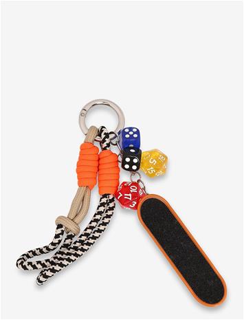 MANGO Multi-Charms Keyring - ORANGE - One Size