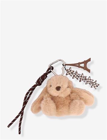 MANGO Bunny Charm Keychain - LT PASTEL BROWN - One Size