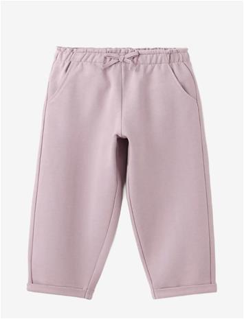 MANGO Cotton Drawstring Joggers - LT-PASTEL PURPLE - 104