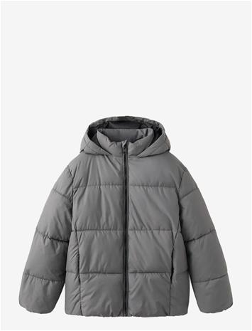 MANGO Hood Puffer Coat - MEDIUM BROWN - 152