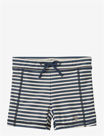WHEAT Swimshorts Ulrik - BLUE STRIPE - 140