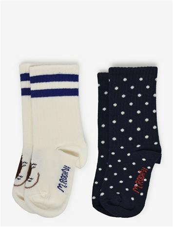 MINI RODINI Elephant Shrew 2-Pack Socks - MULTI - 28/31