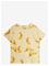 MINI RODINI Rabbits Aop Ss Tee - YELLOW - 104/110 – kuva 2