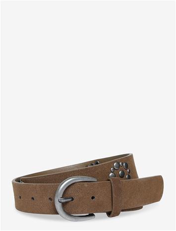 MANGO TEEN Stud Leather Belt - BROWN - S – kuva 2/2