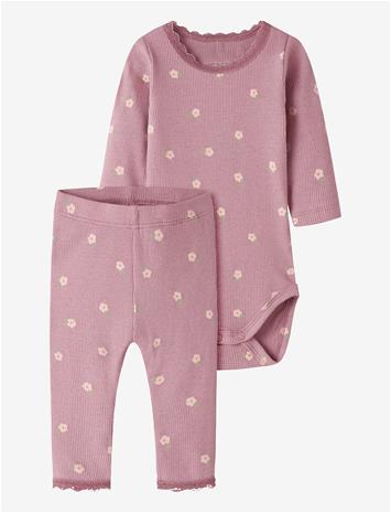 NAME IT Nbflaurel Ls Body Set - LILAS - 68